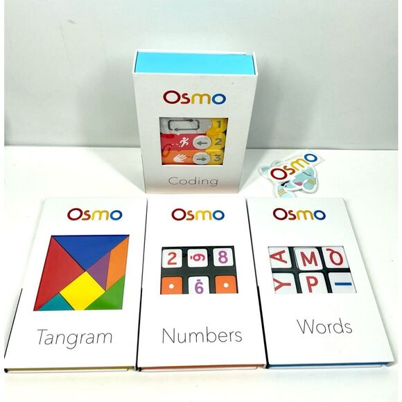 OSMO Genius Starter Kit + Genius Kit Tangrams Numbers Words & Coding for IPAD - Picture 3 of 11